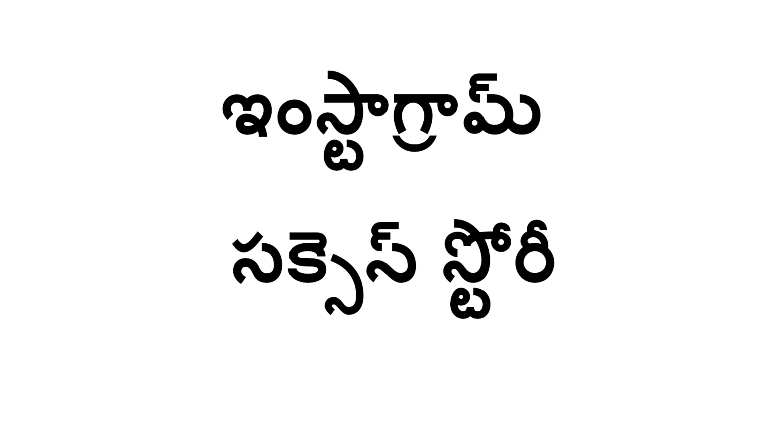 Instagram Success Story In Telugu 